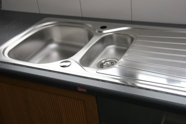 Spüle eingebaut