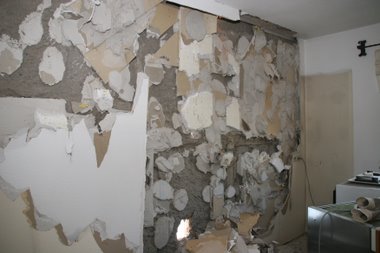 alte Wand - Küche