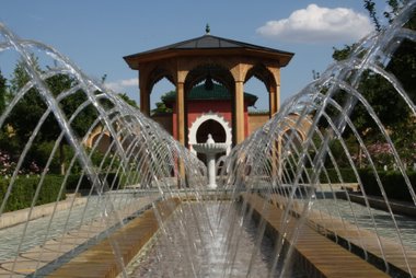orientalischer Garten orientalische Wasserspiele