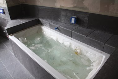 Badewanne Wanne eingefliest