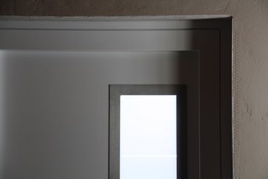 Tür prima eingeputzt