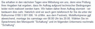 schade eigentlich