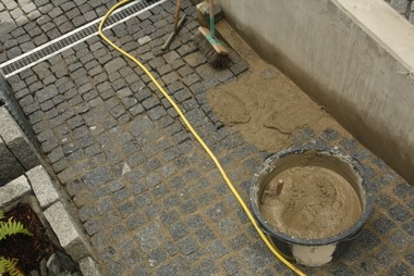 verfugen im großen Stil