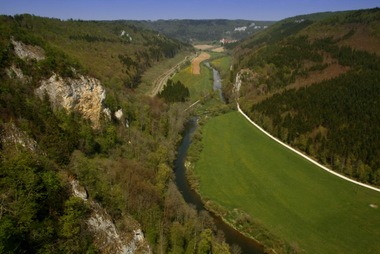 vom Knopfmacherfelsen in Richtung Beuron