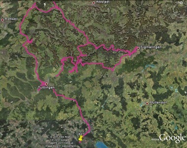 Route Ostertour 2011