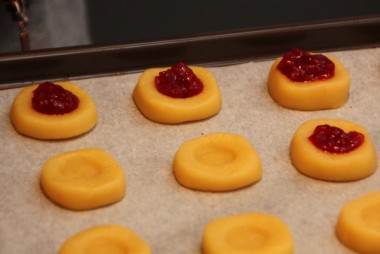 Marzipankirschplätzchen