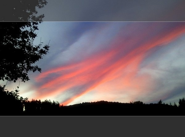 Himmel über Wahlwies 17.12. - 18:46