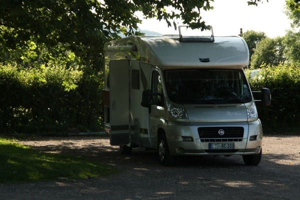 der 1. Stellplatz in Frankreich