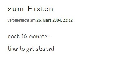 der Erste