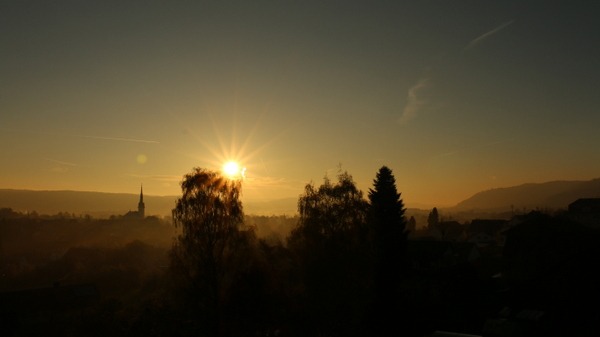 Sonnenaufgang Wahlwies