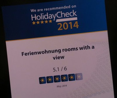 empfohlen von HolidayCheck