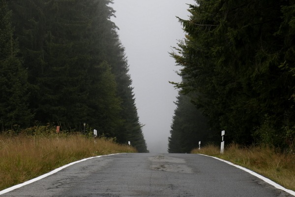 Straße nach Tschechien