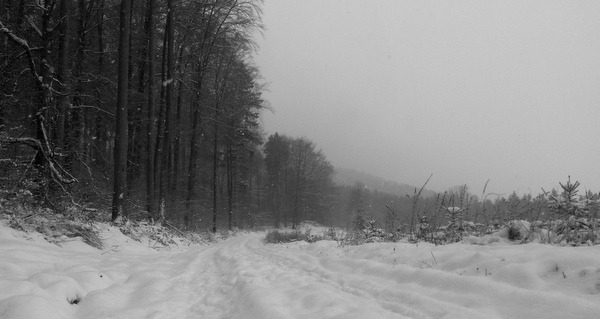 heute schneit es nur ein Mal