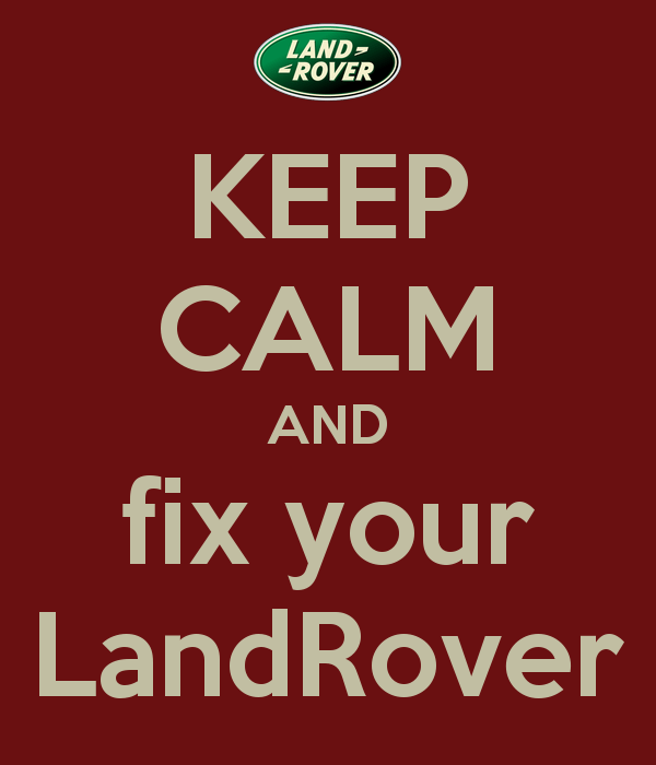 it's a LandRover