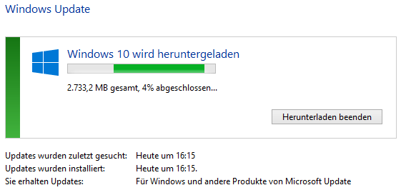 da kommt es