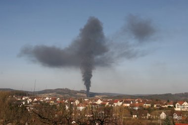 Brand in Recyclinganlage in Stockach