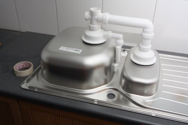 Spüle vor dem Einbau Spüle vor dem Einbau