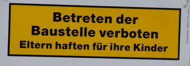 betreten verboten