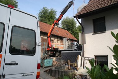 Die Gerüstbauer sind da!