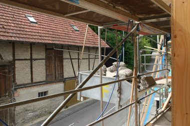 fliegende Schubkarre fliegende Schubkarre