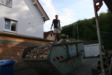 Mulde gefüllt Mulde gefüllt