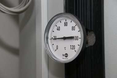 Temperaturanzeige Warmwasserspeicher