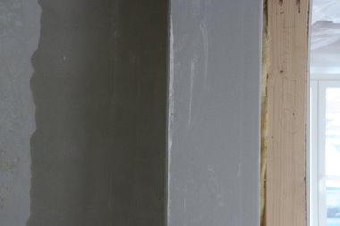Wand verputzt Wand verputzt