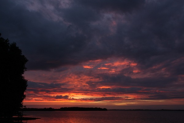 Sonnenuntergang am Golf von Morbihan