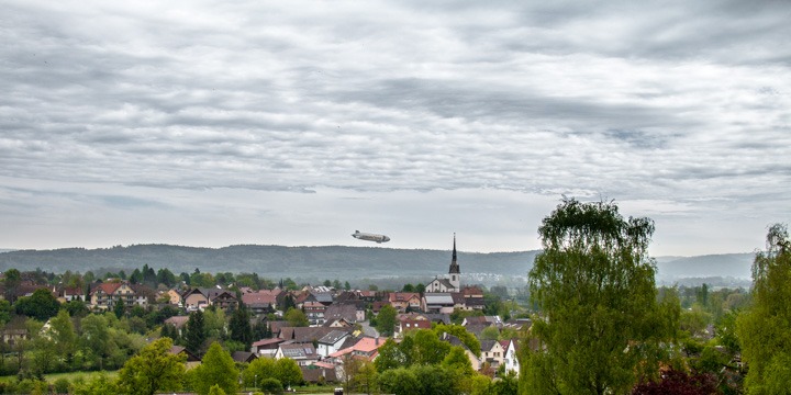 Zeppelin über Wahlwies
