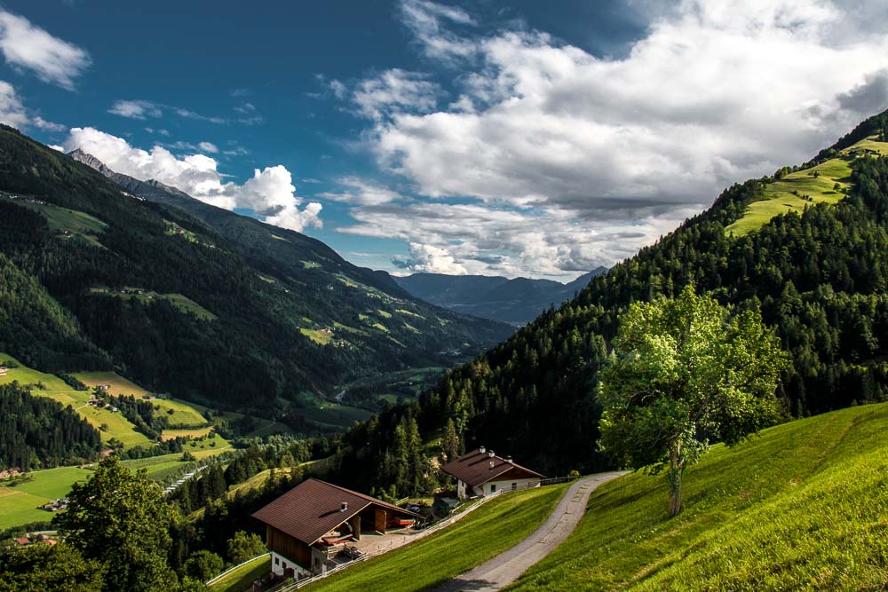 Abfahrt ins Tal
