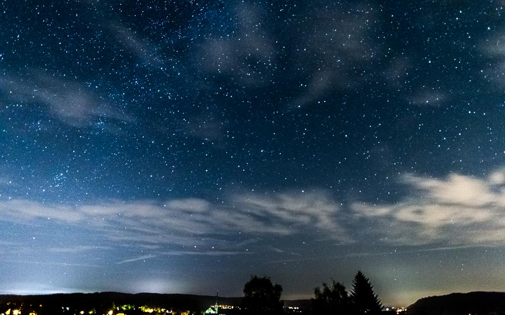 Sternenhimmel über Wahlwies