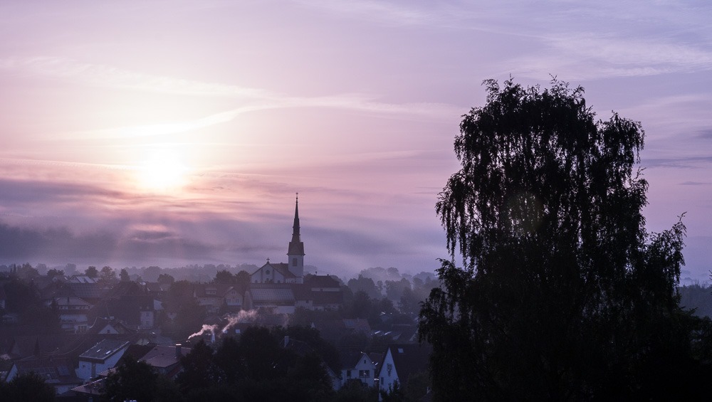 Wahlwies - 06:30: Sonnenaufgang