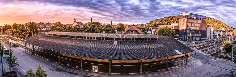 Sonnenuntergang über Ettlingen