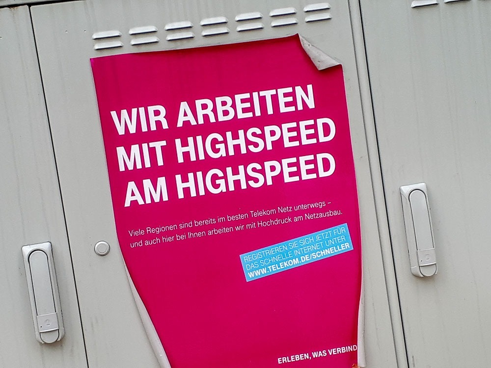 die Telekomiker am Werk