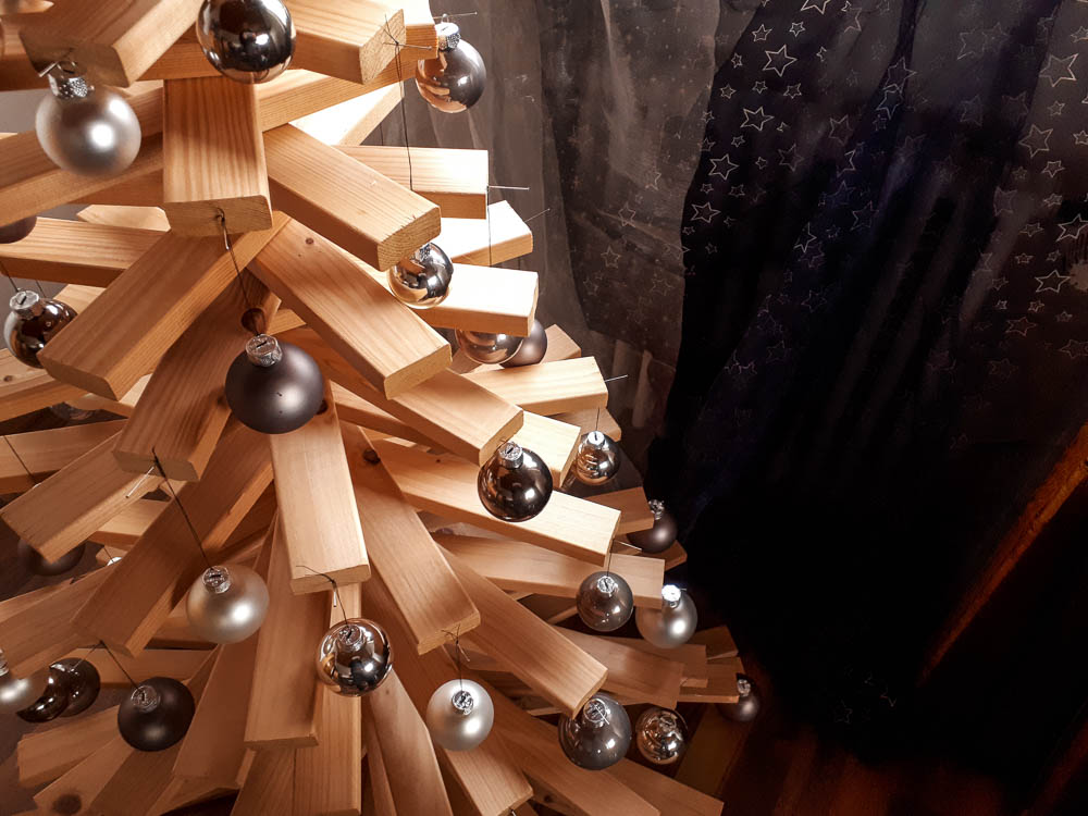 Weihnachtsbaum aus Holz
