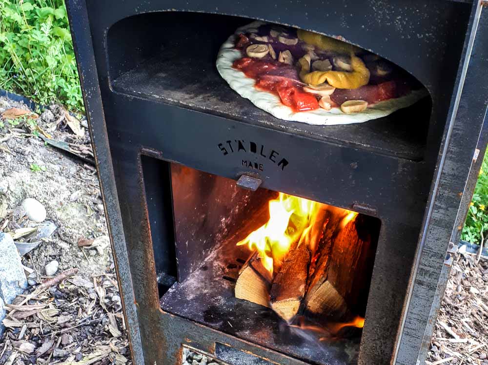 Pizzaofen aus der Winterpause