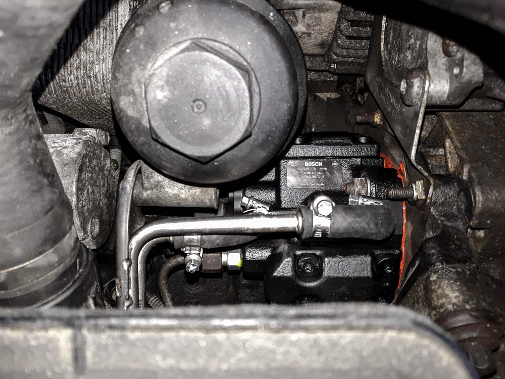 Einspritzpumpe am Freelander