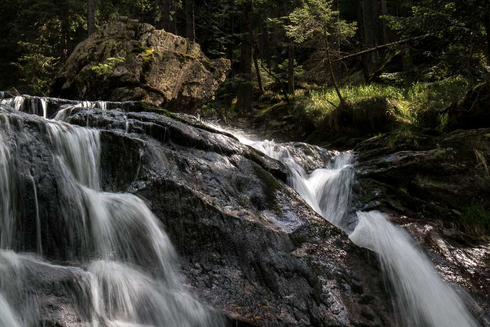 Rießlochwasserfälle bei Bodenmais