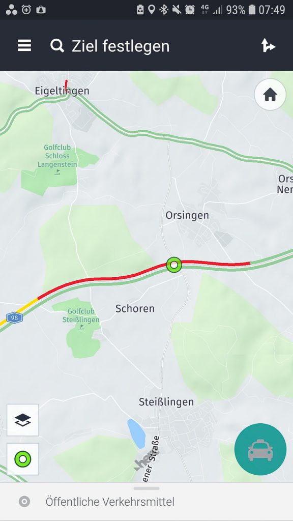 tatsächlich Stau
