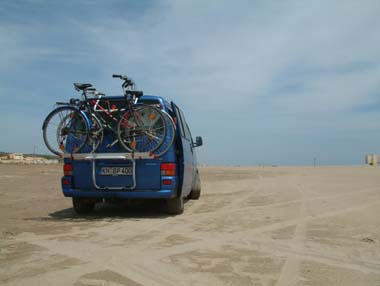 VW Bus am Strand