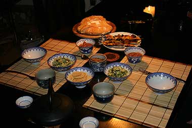 sate dinner