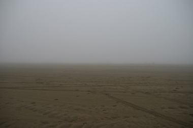 Nebel am Strand