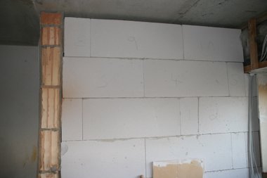Mauer aus Ytong